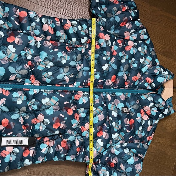 Orage Womens Link Down Jacket Floral Quilted Sz L - Picture 12 of 12